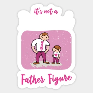 Dad Bod | White And Pink Text Funny Dad Sticker